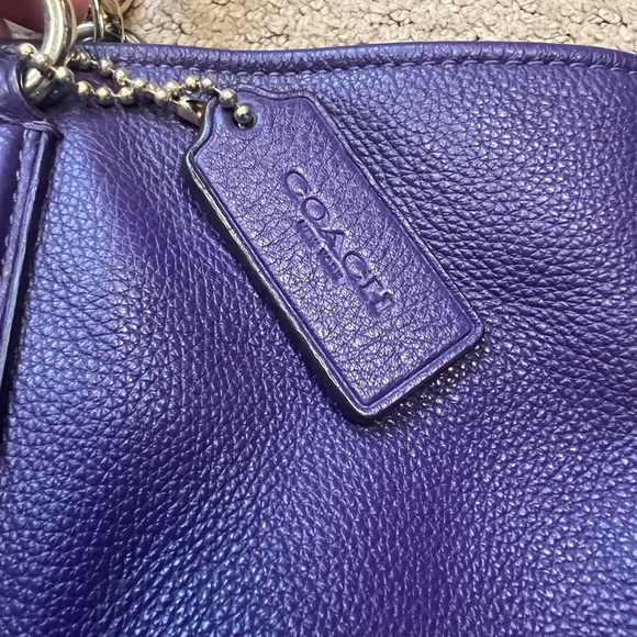 Coach Handbag Purple - Picture 2 of 7